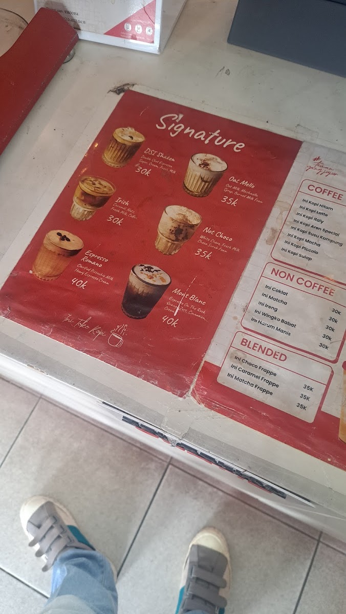 Ini Toko Kopi Photo Menu 2