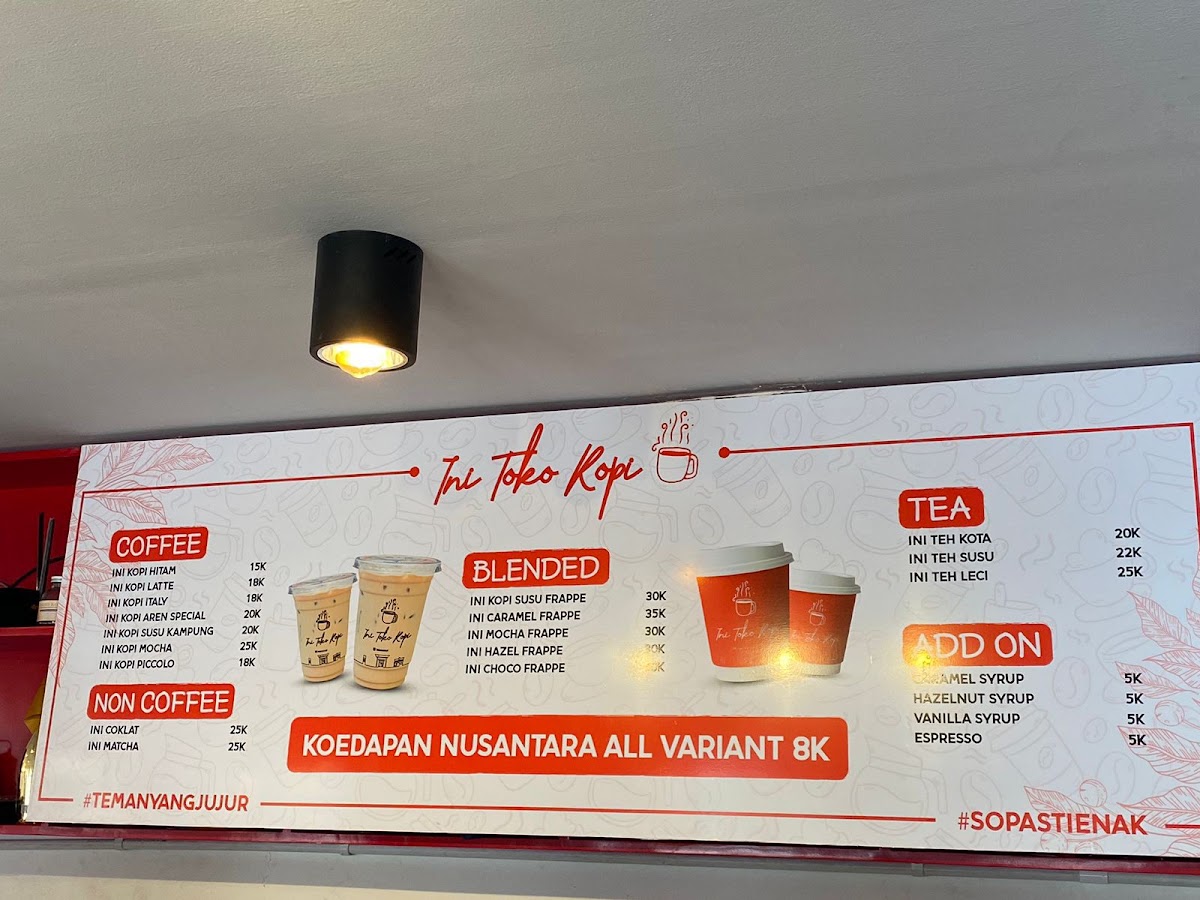 Ini Toko Kopi Photo Menu 3