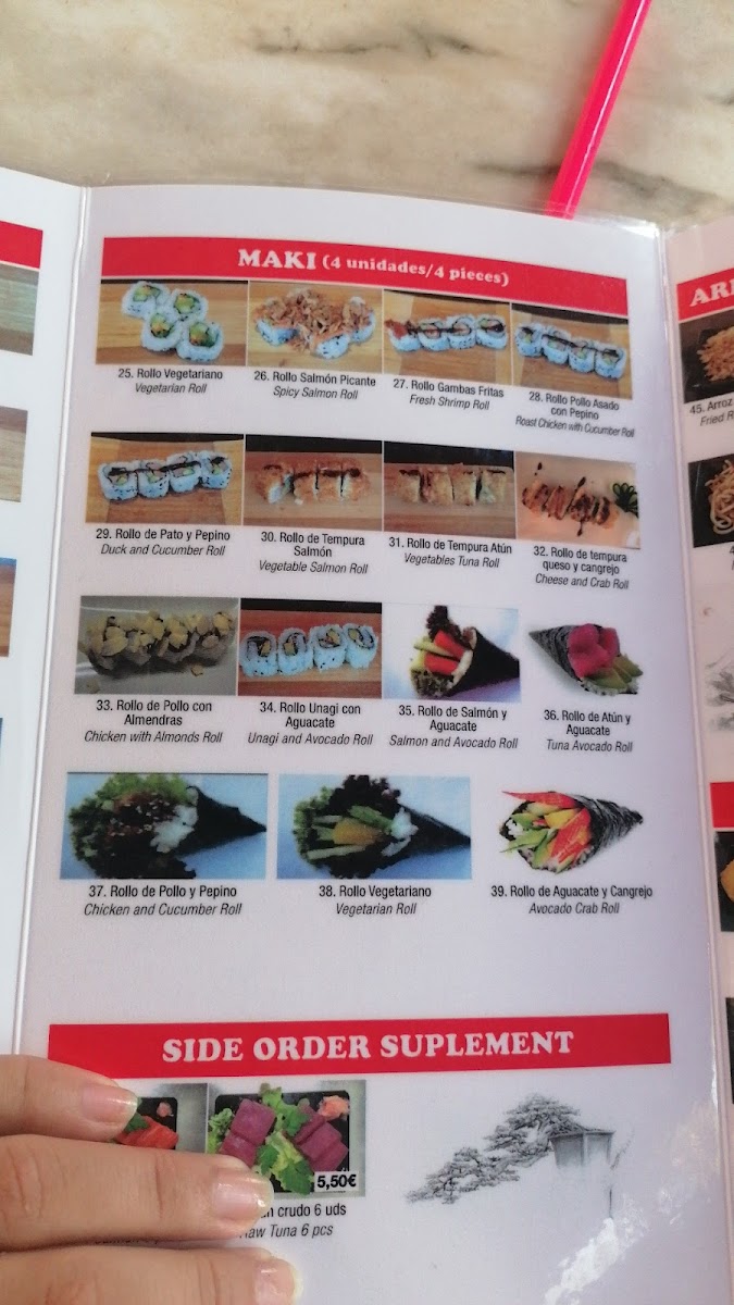 Restaurante Japonés Koy Aji Photo Menu 10