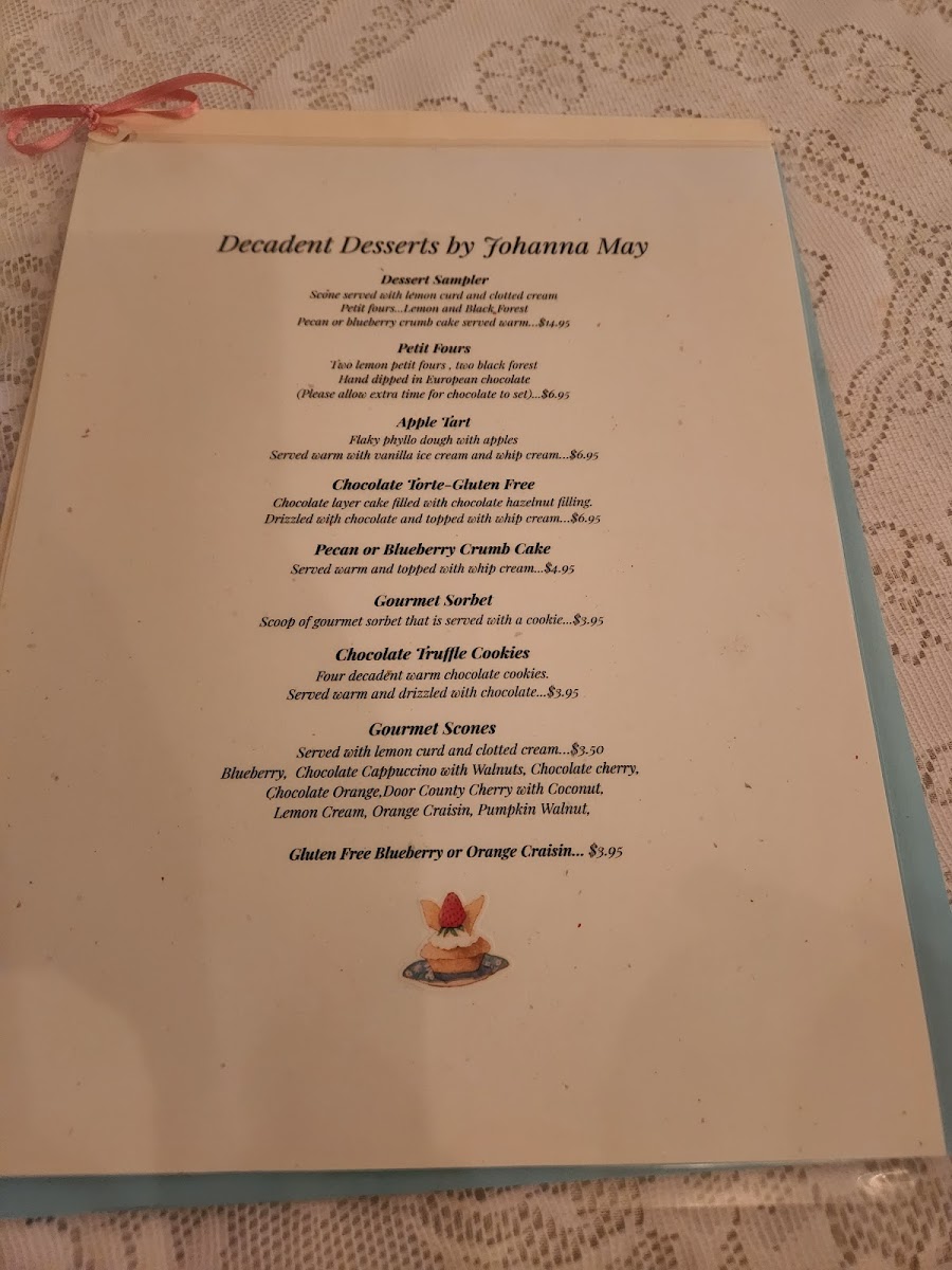 Johanna May's Fine Teas Photo Menu 3
