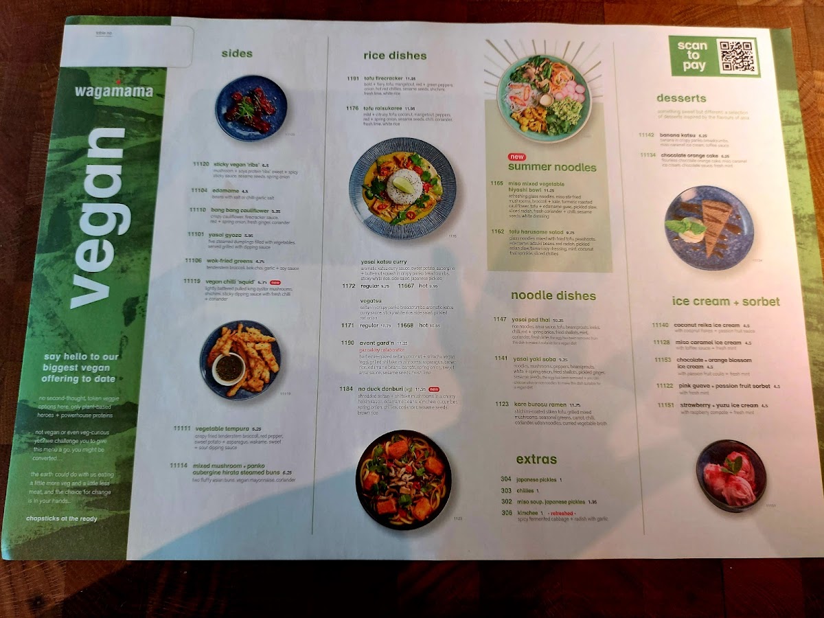wagamama ashford designer outlet Photo Menu 2