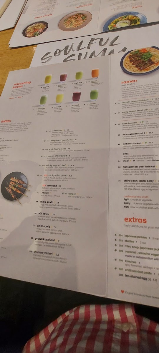 wagamama ashford designer outlet Photo Menu 7