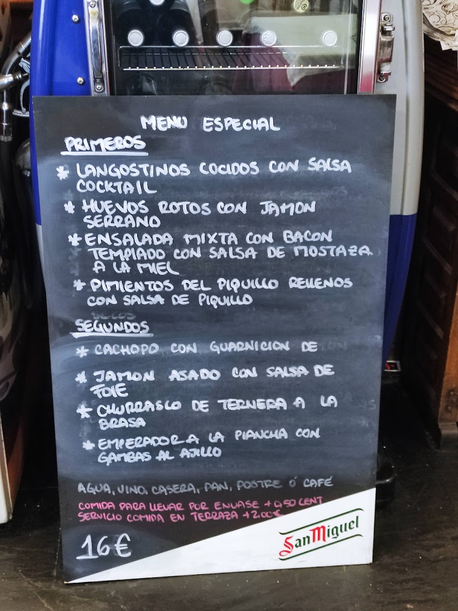 Restaurante La Cañada Photo Menu 5