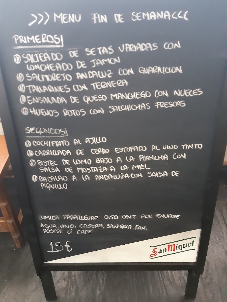 Restaurante La Cañada Photo Menu 6