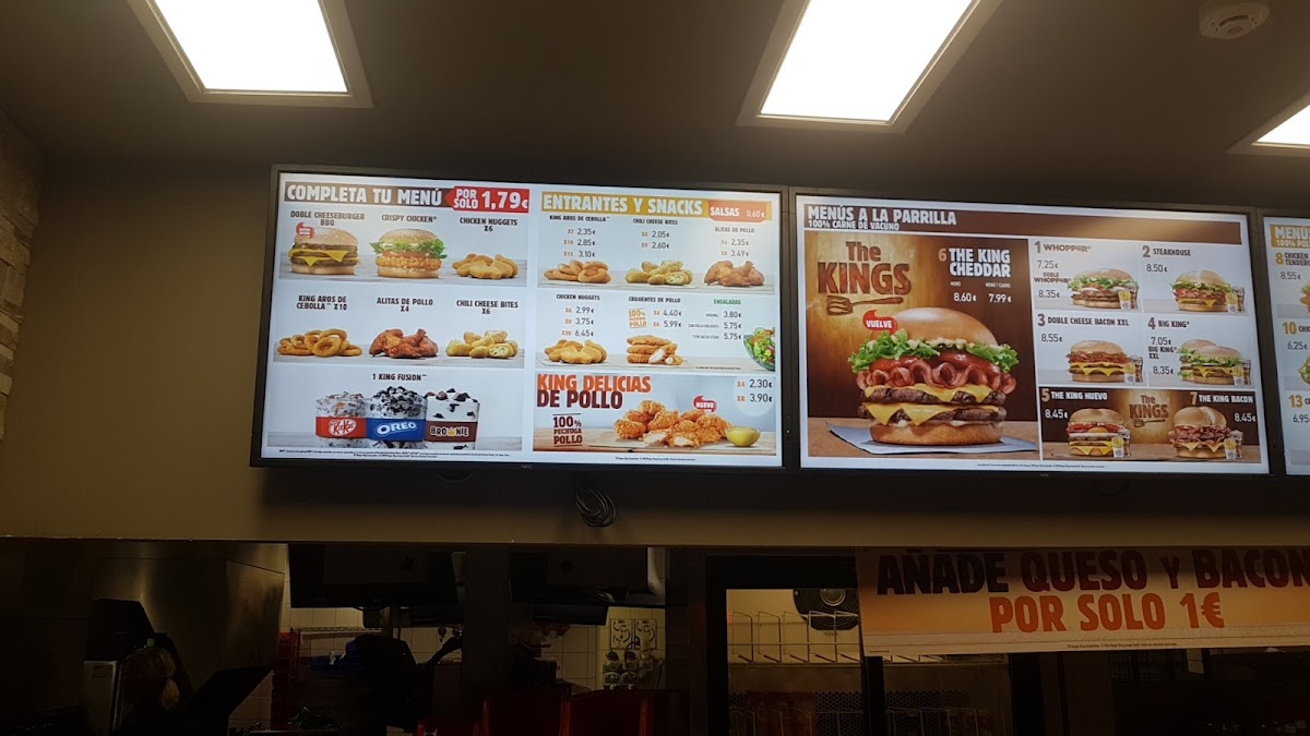 Burguer King Photo Menu 1