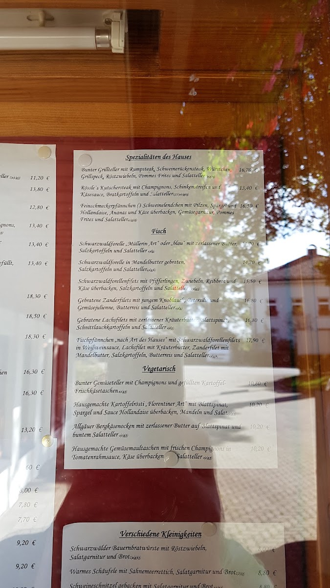 Gasthaus Pension Rößle Photo Menu 10
