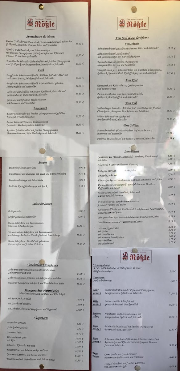 Gasthaus Pension Rößle Photo Menu 3