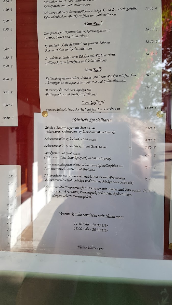 Gasthaus Pension Rößle Photo Menu 4