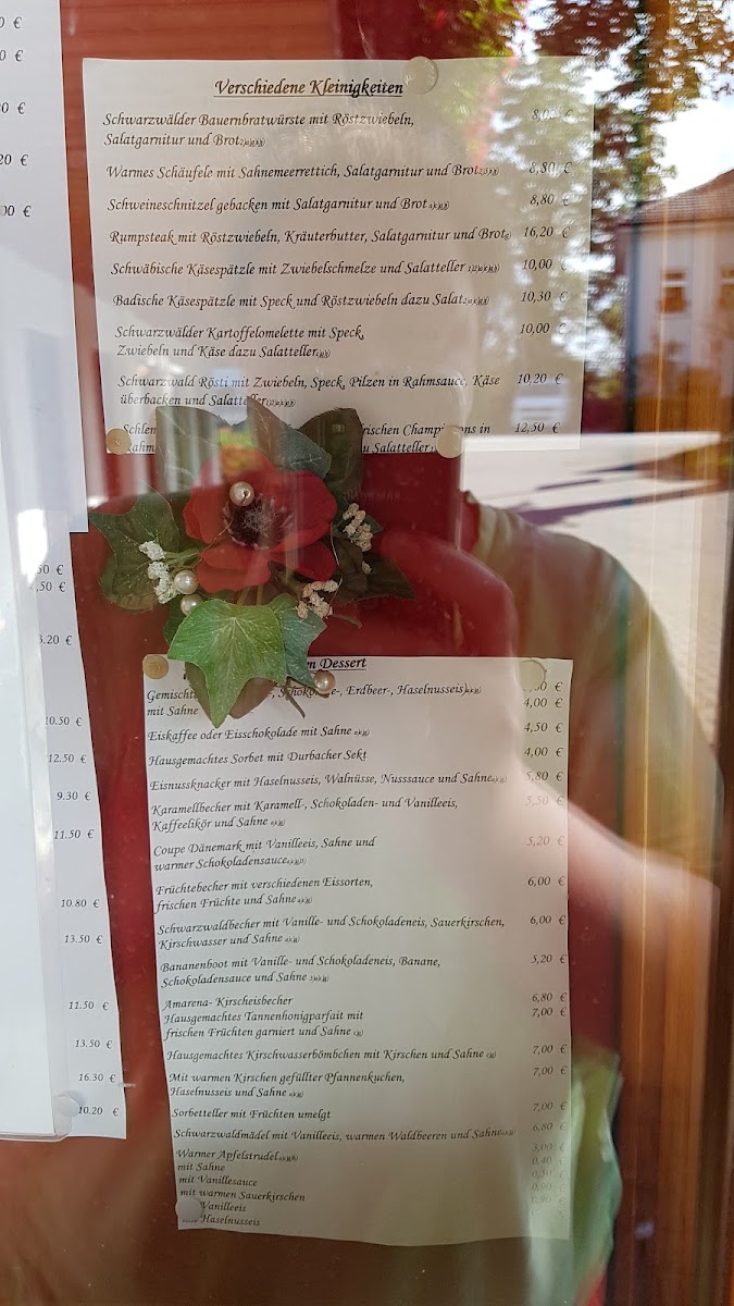 Gasthaus Pension Rößle Photo Menu 5