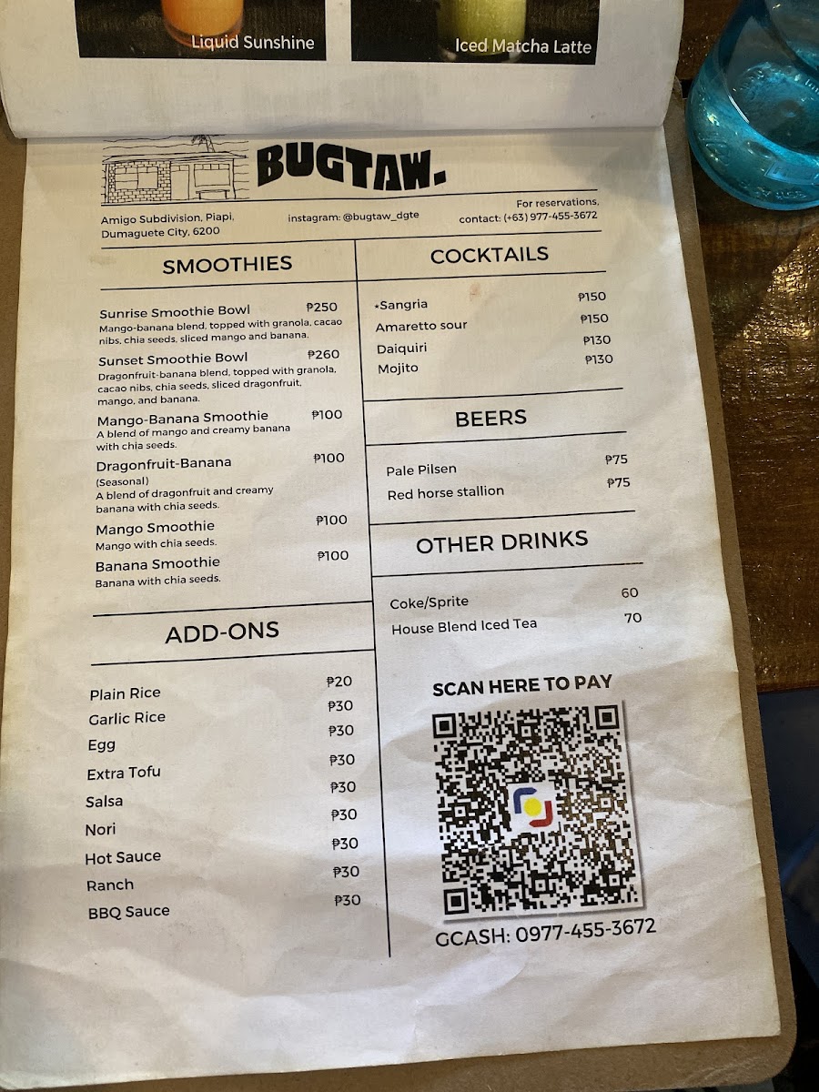 BUGTAW Photo Menu 4