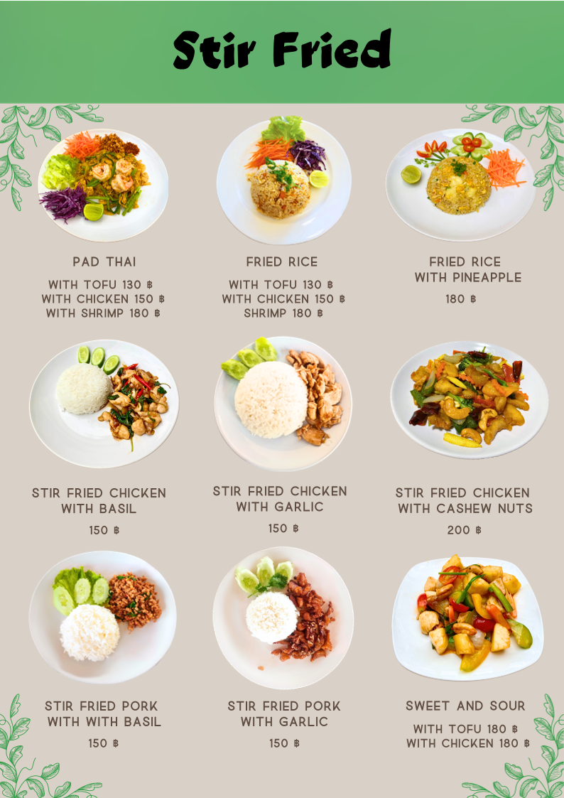 Fin Fin Food huahin Photo Menu 1