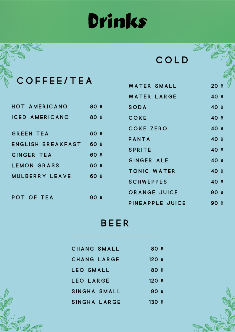 Fin Fin Food huahin Photo Menu 6