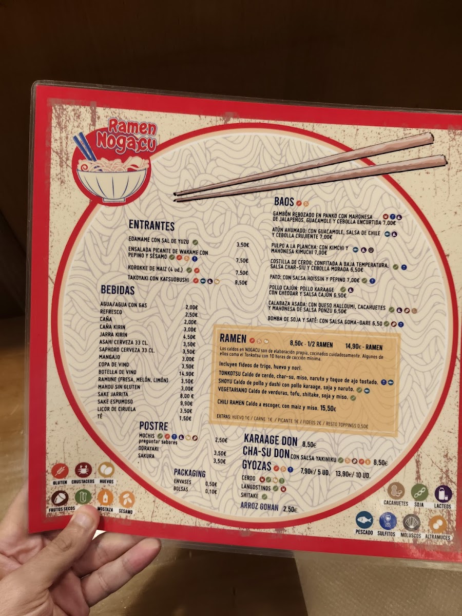 Restaurante Japonés Ramen Nogacu Photo Menu 5
