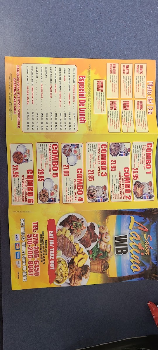 Sabor Latino WB Photo Menu 4