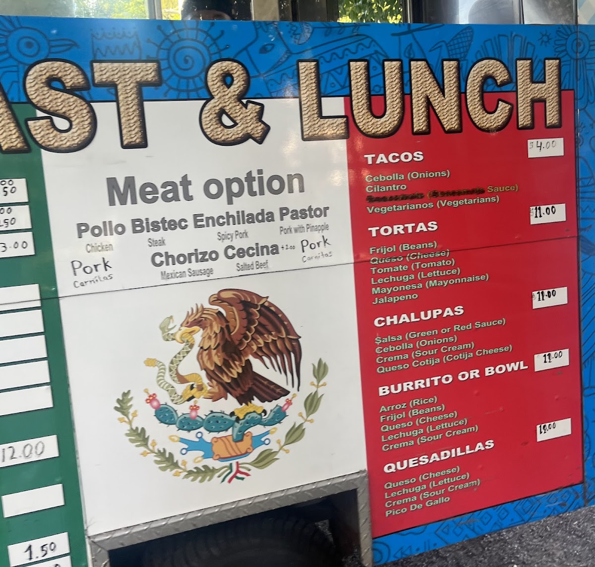 Fabis Tacos D.C. Photo Menu 3