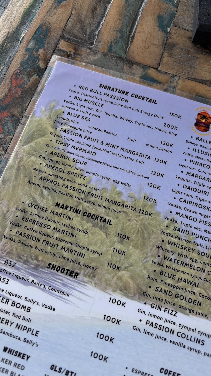 The Sand Beach Bar & Restaurant Photo Menu 4