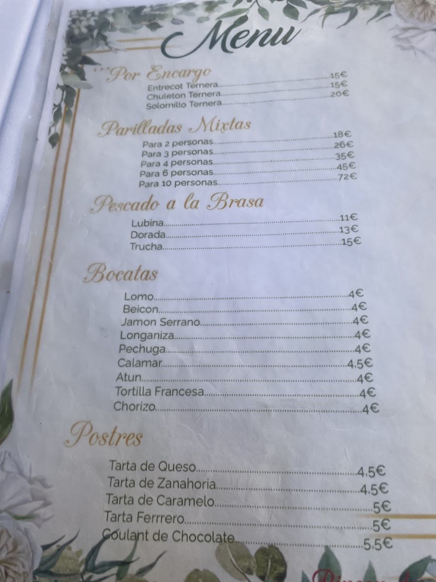 Rincón de Adrián Cafetería-Bar. Photo Menu 6