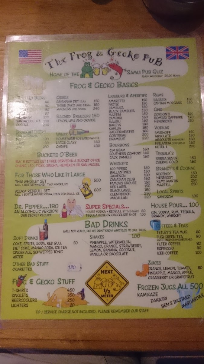 Frog and Gecko Photo Menu 7