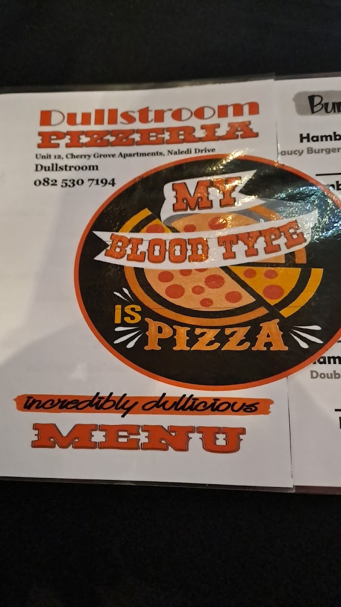 Dullstroom Pizzeria (incredibly dullicious) Photo Menu 6