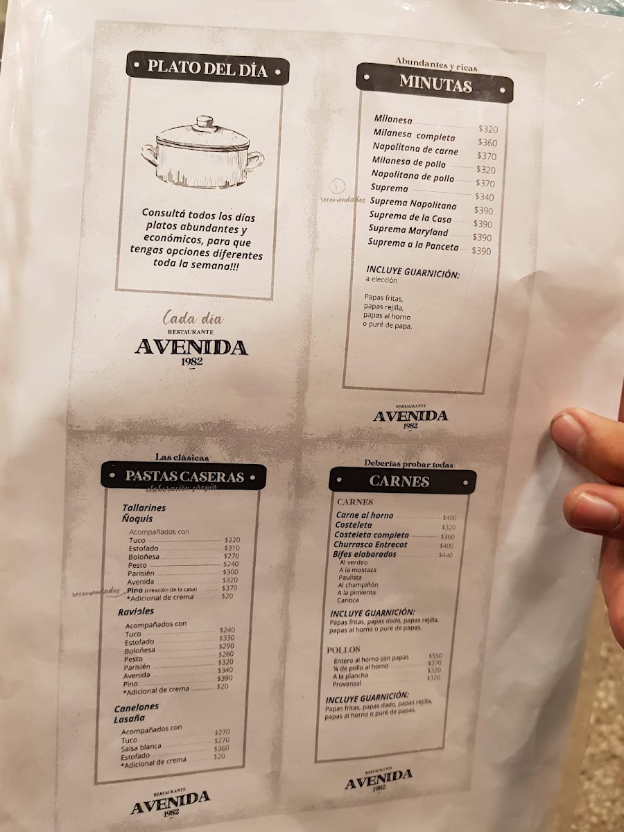 Restaurante Avenida Photo Menu 5