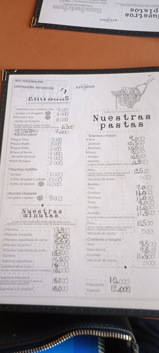 Restaurante Avenida Photo Menu 6