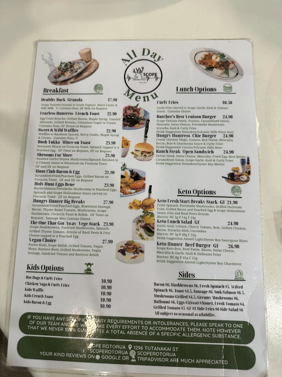 Scope Cafe Rotorua Photo Menu 6