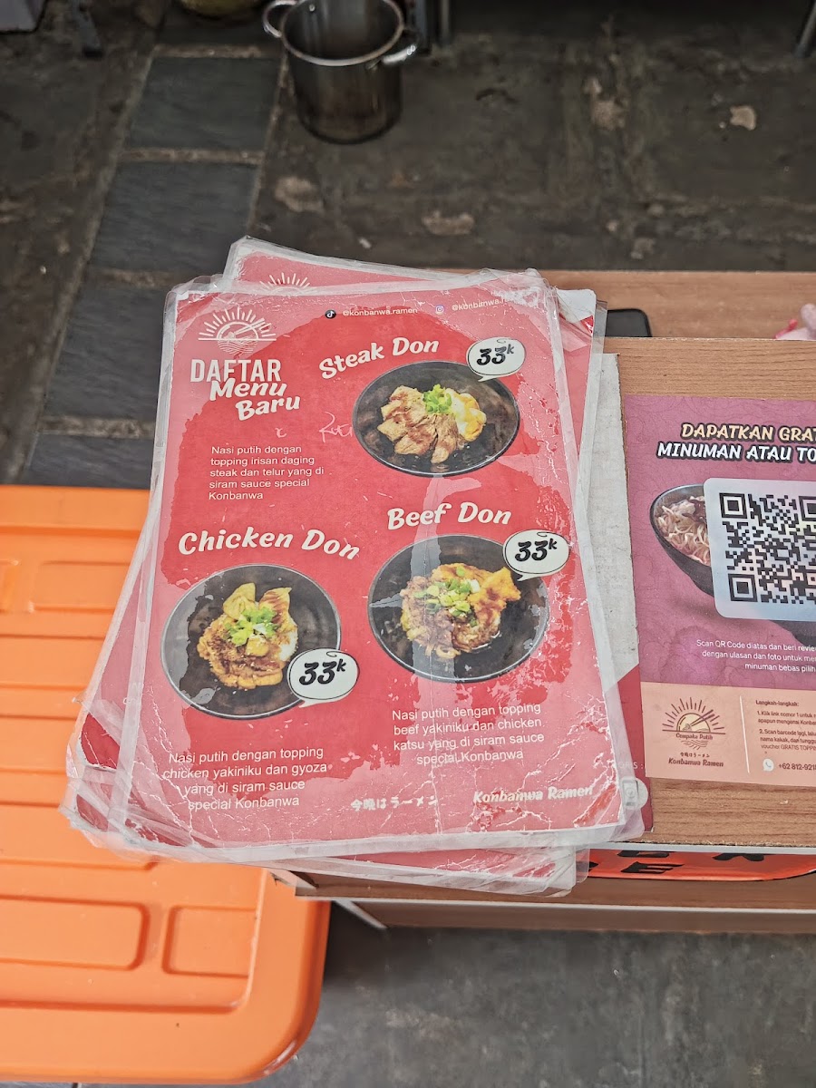 Konbanwa Ramen Cempaka Putih Photo Menu 5