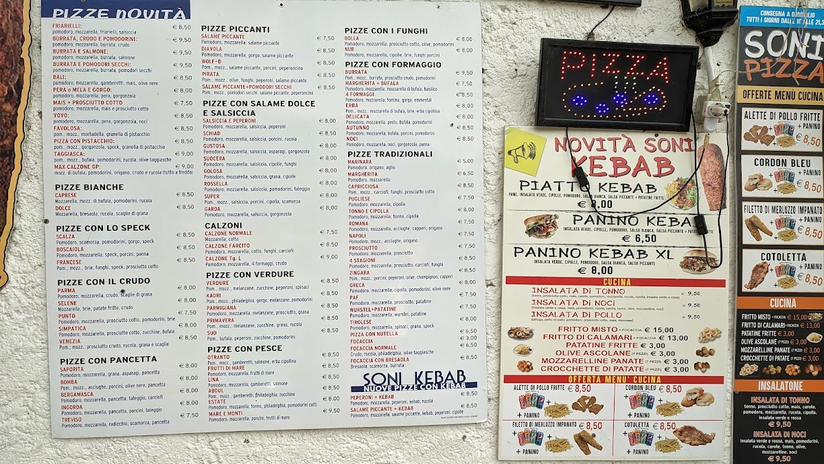 Soni pizza Photo Menu 1