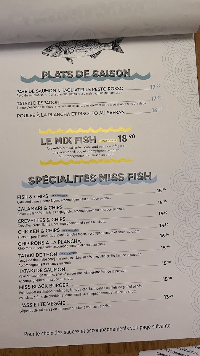 Miss Fish Photo Menu 3