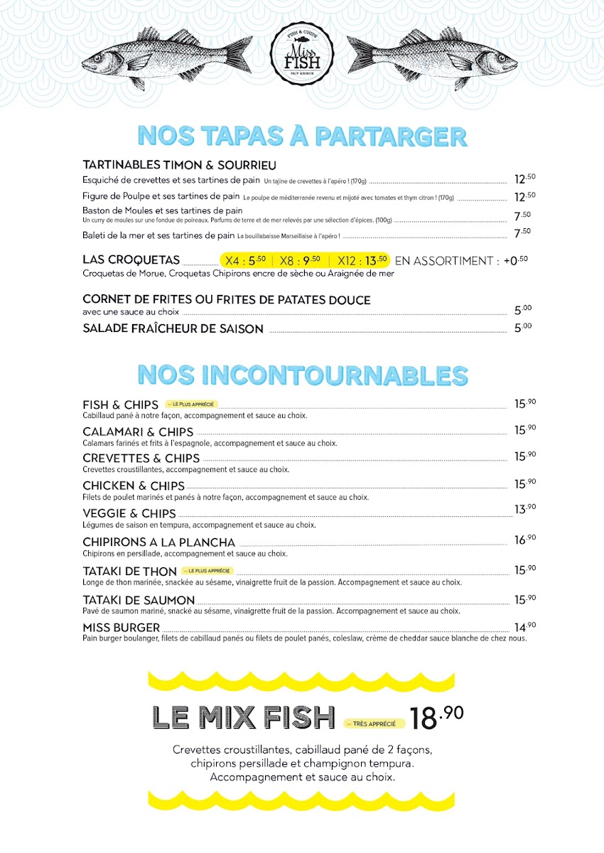Miss Fish Photo Menu 4