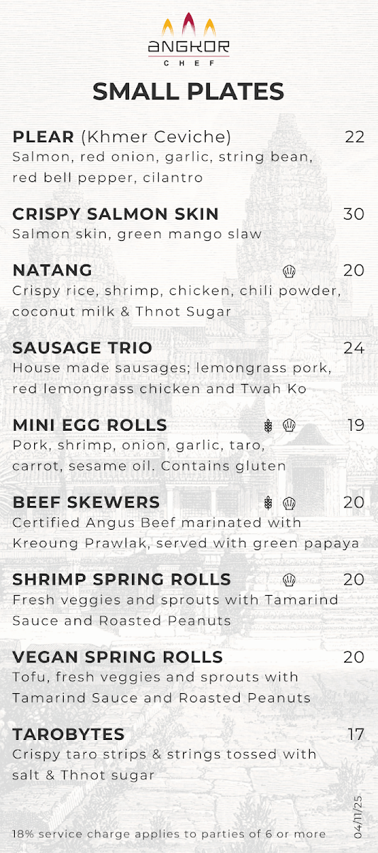 Angkor Chef Photo Menu 3