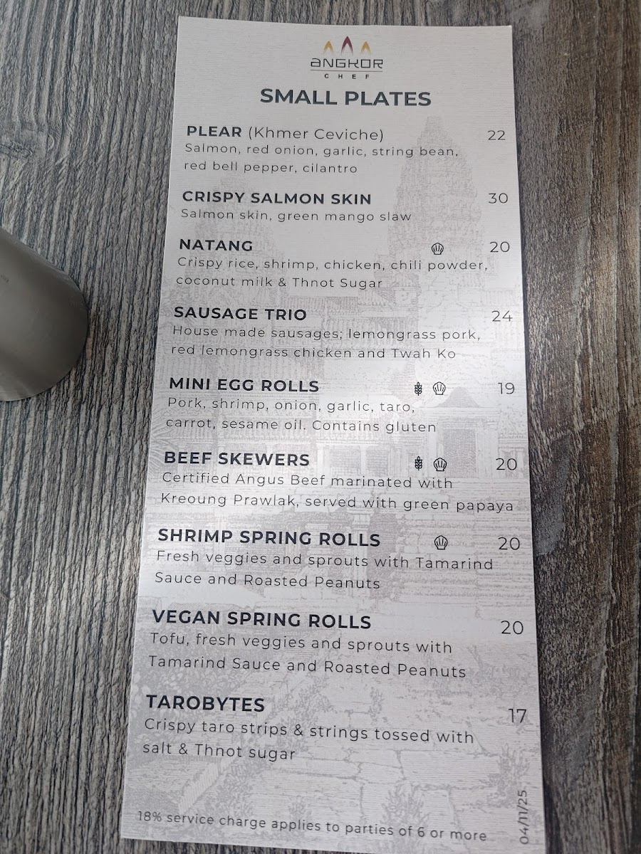 Angkor Chef Photo Menu 6