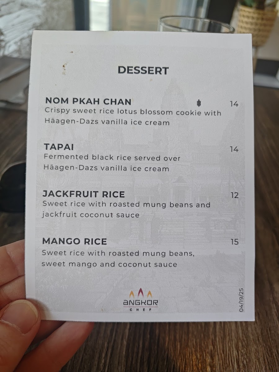 Angkor Chef Photo Menu 9