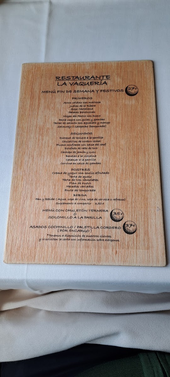 Restaurante La Vaquería Photo Menu 10