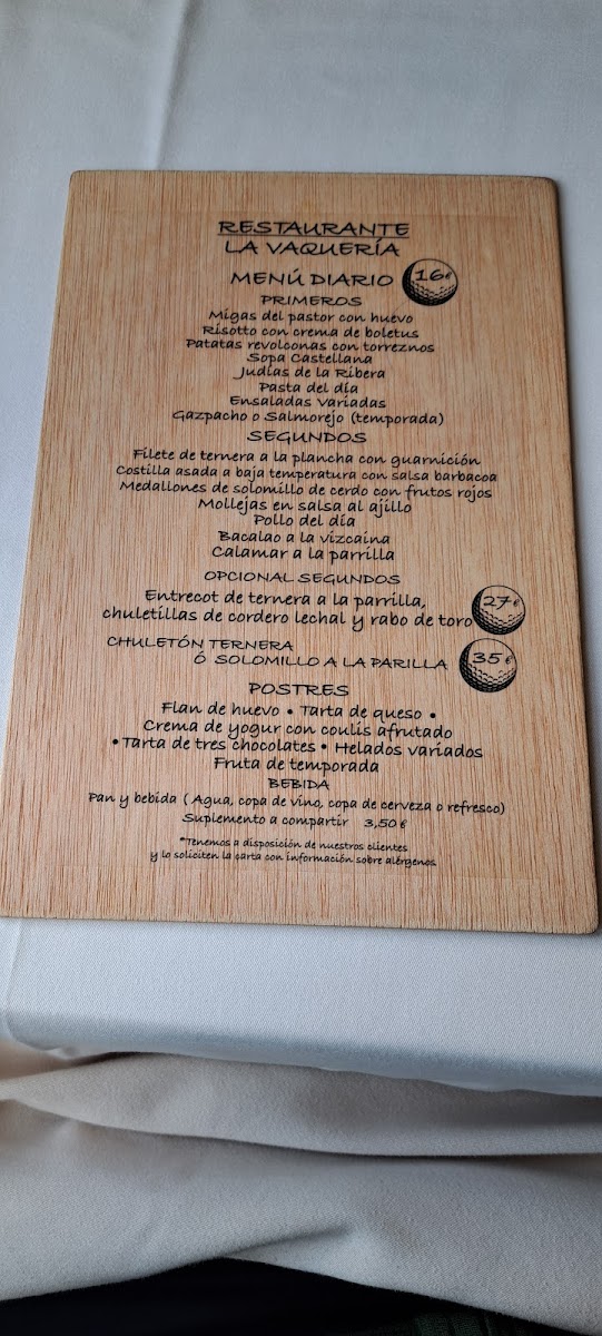 Restaurante La Vaquería Photo Menu 7