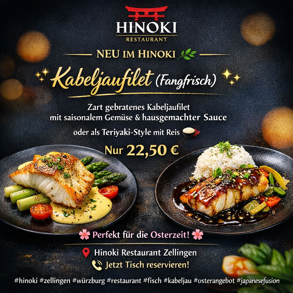 Hinoki Sushi Asia Restaurant Photo Menu 1