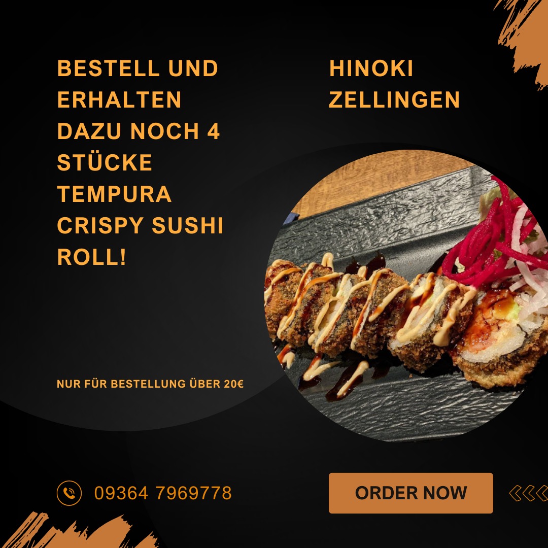 Hinoki Sushi Asia Restaurant Photo Menu 5