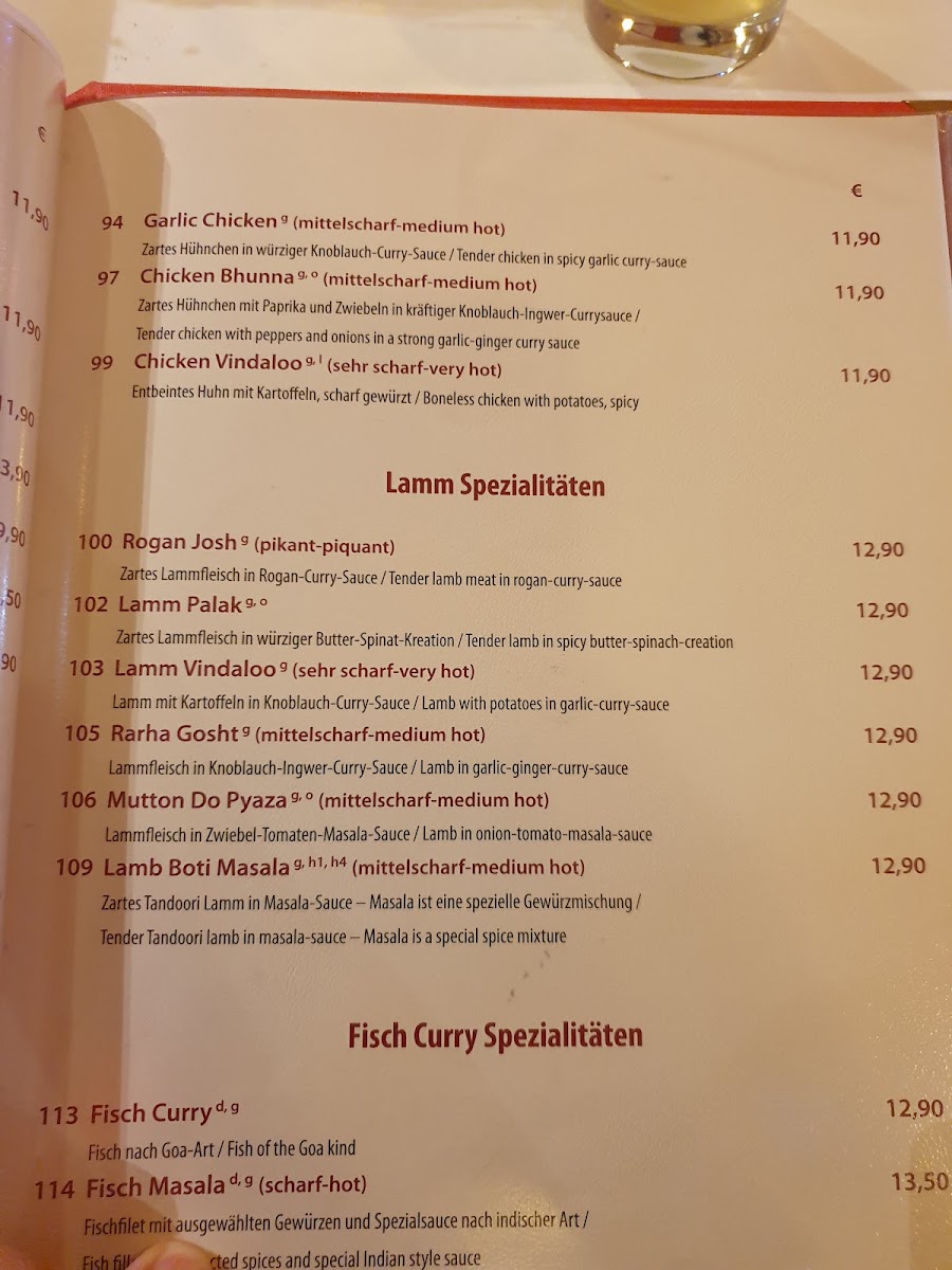 Restaurant Palast der Winde Photo Menu 7