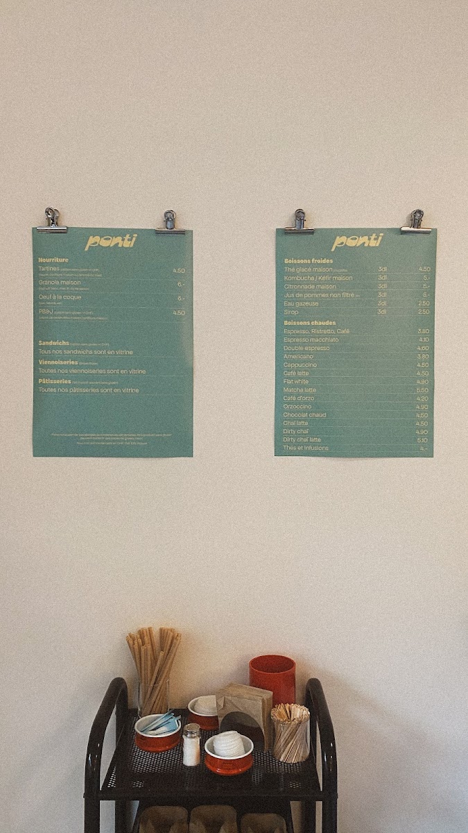 Café Ponti Photo Menu 1