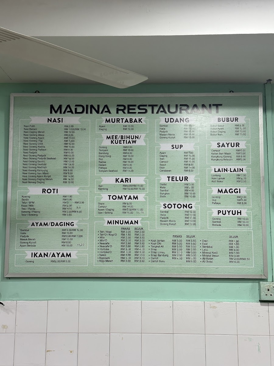 Restoran Madinah Photo Menu 5