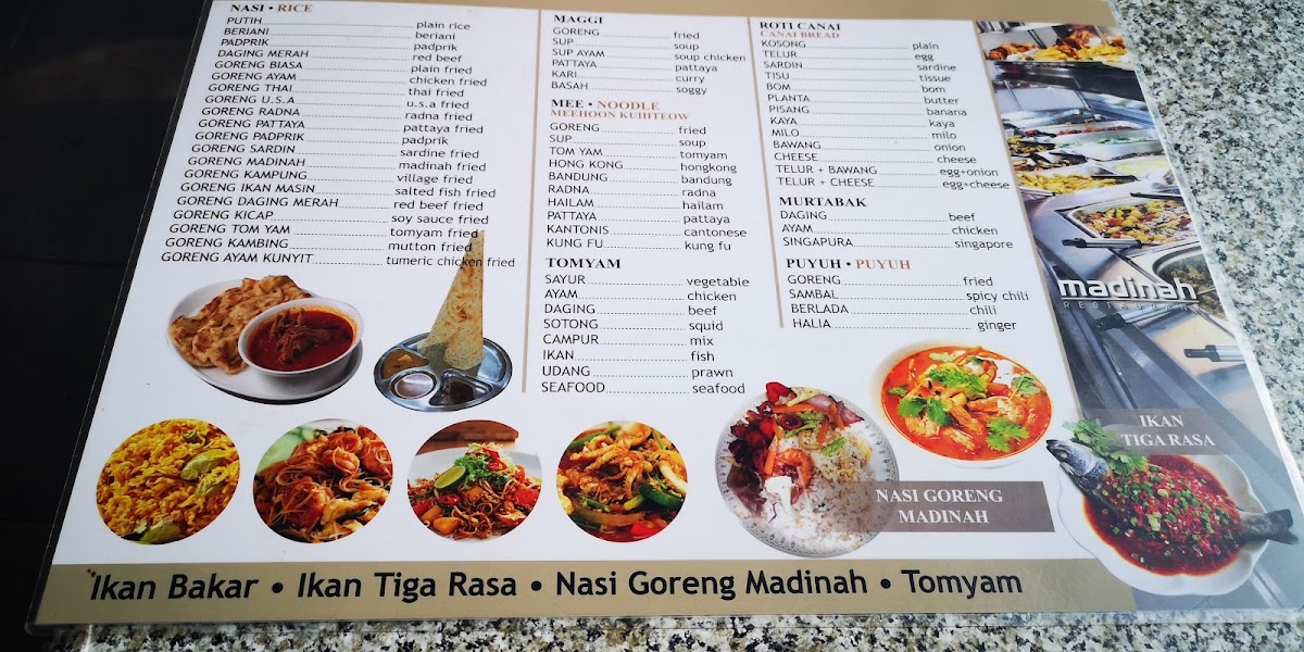 Restoran Madinah Photo Menu 9