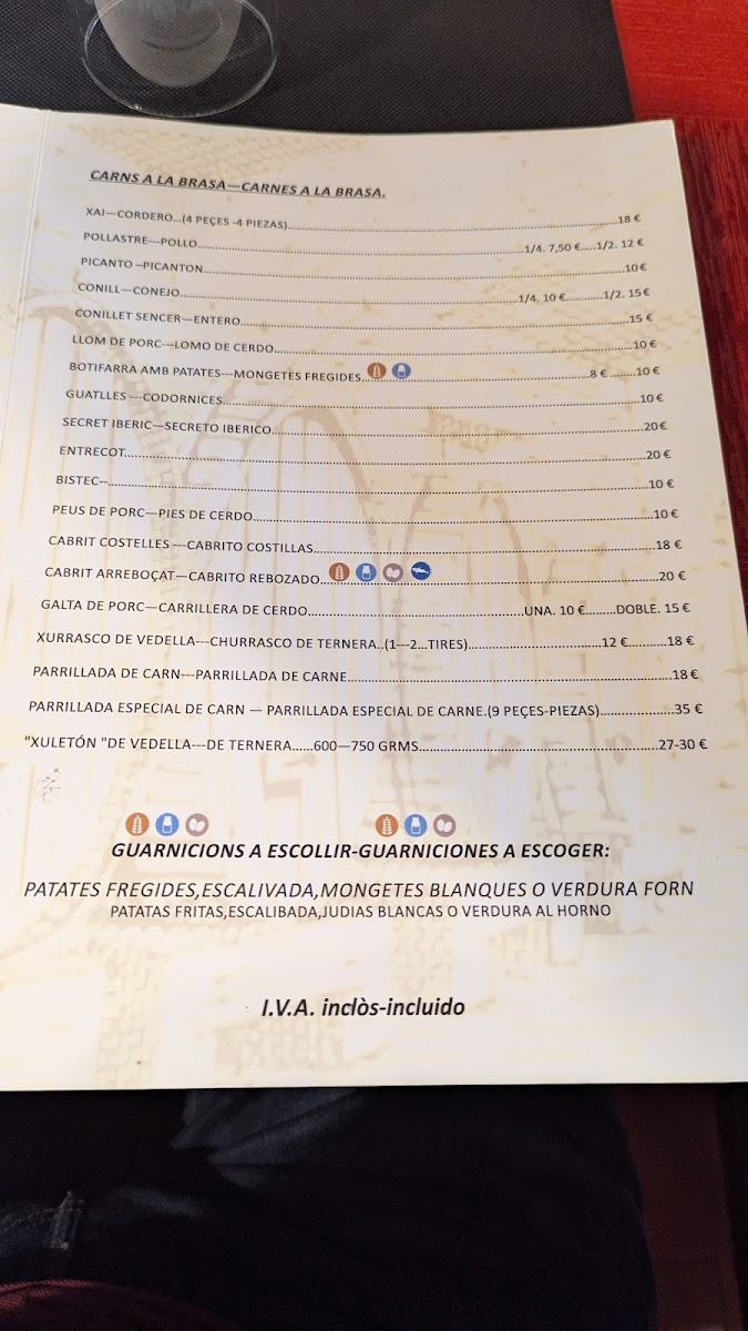 Mas Carbó Photo Menu 6
