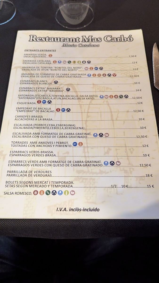 Mas Carbó Photo Menu 7