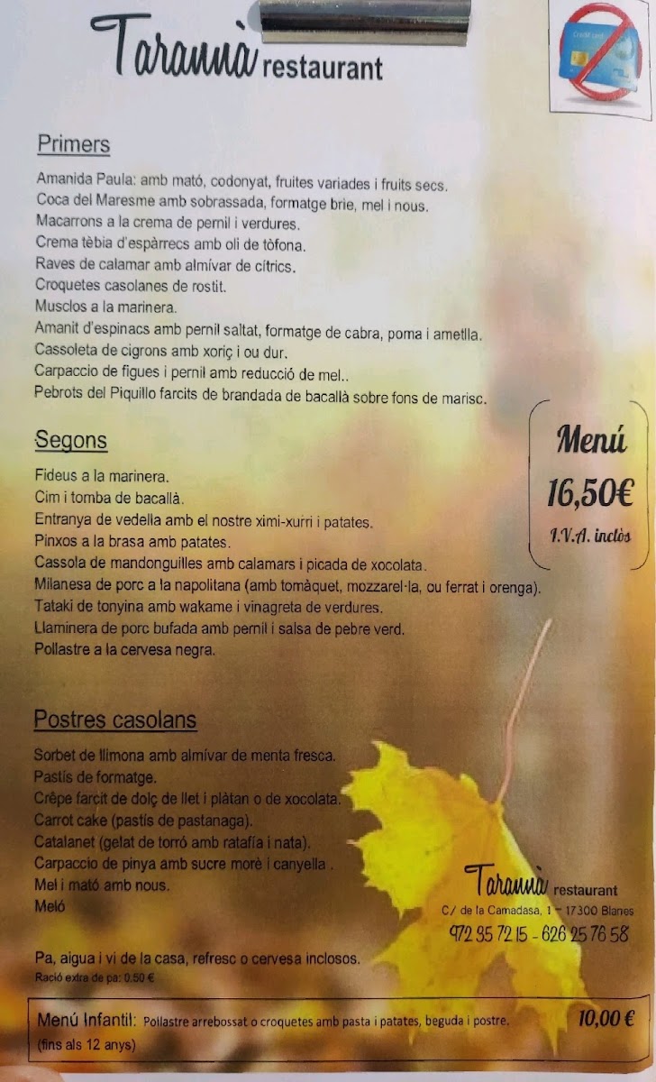 Tarannà Blanes Photo Menu 7