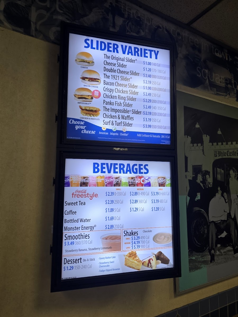 White Castle Photo Menu 3