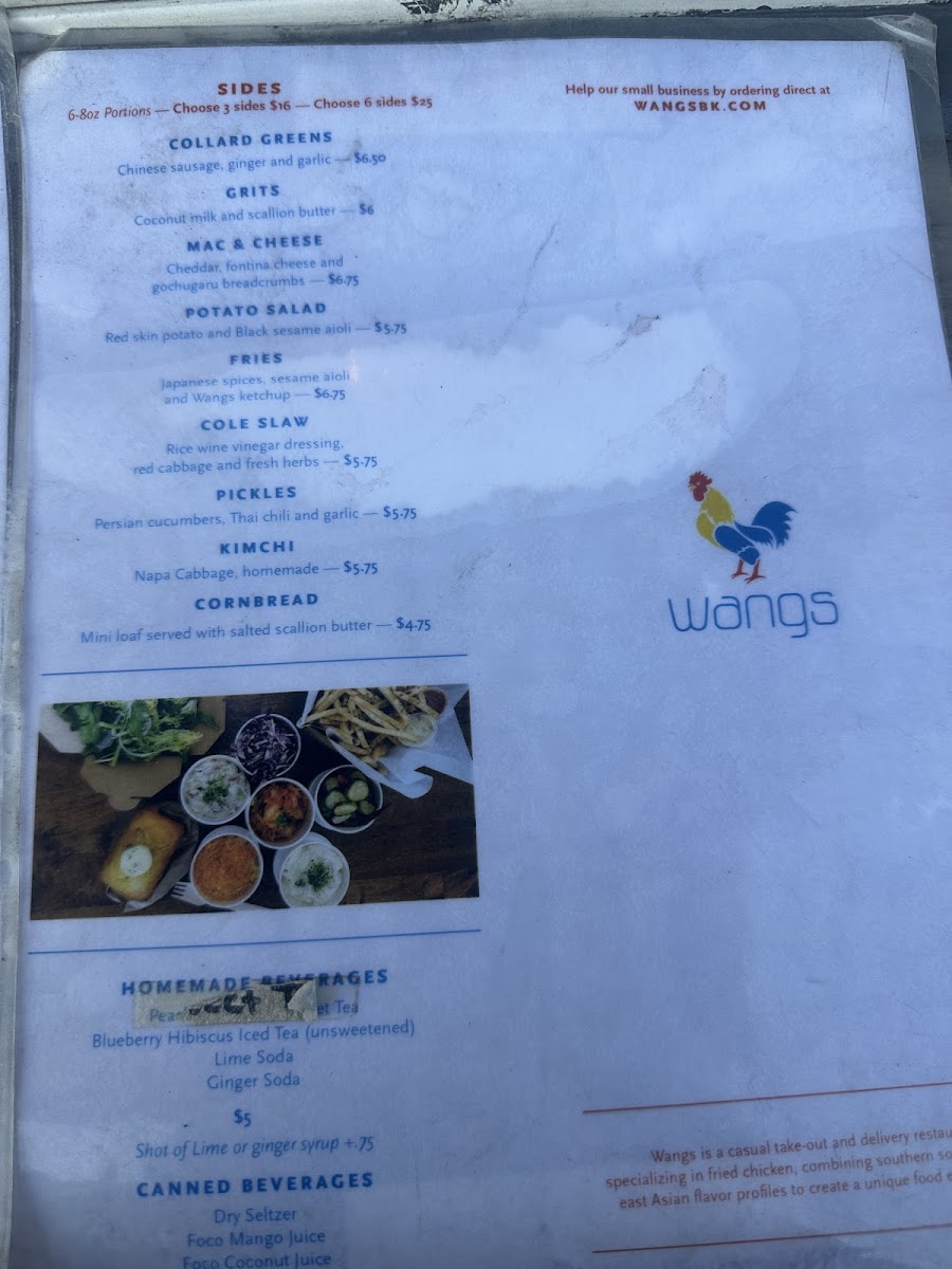 Wangs Photo Menu 5