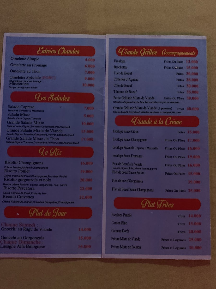 Bella Vista Бельльа Виста Photo Menu 2