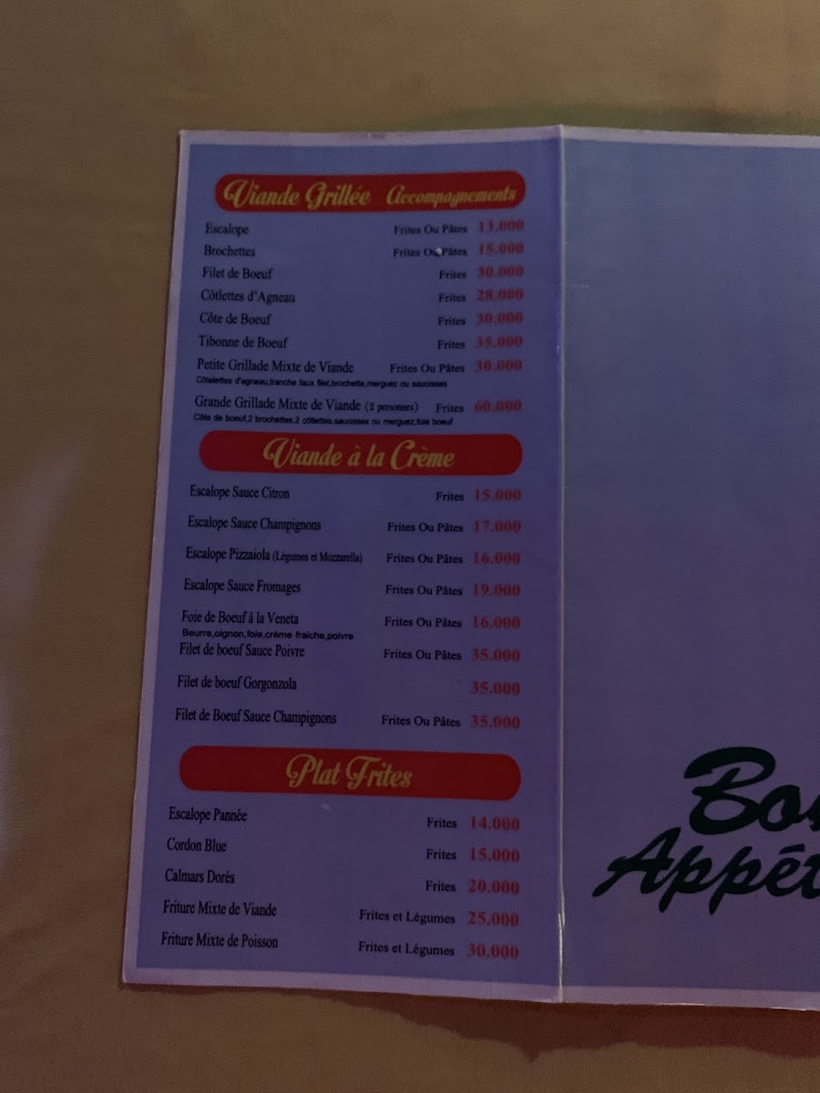 Bella Vista Бельльа Виста Photo Menu 3