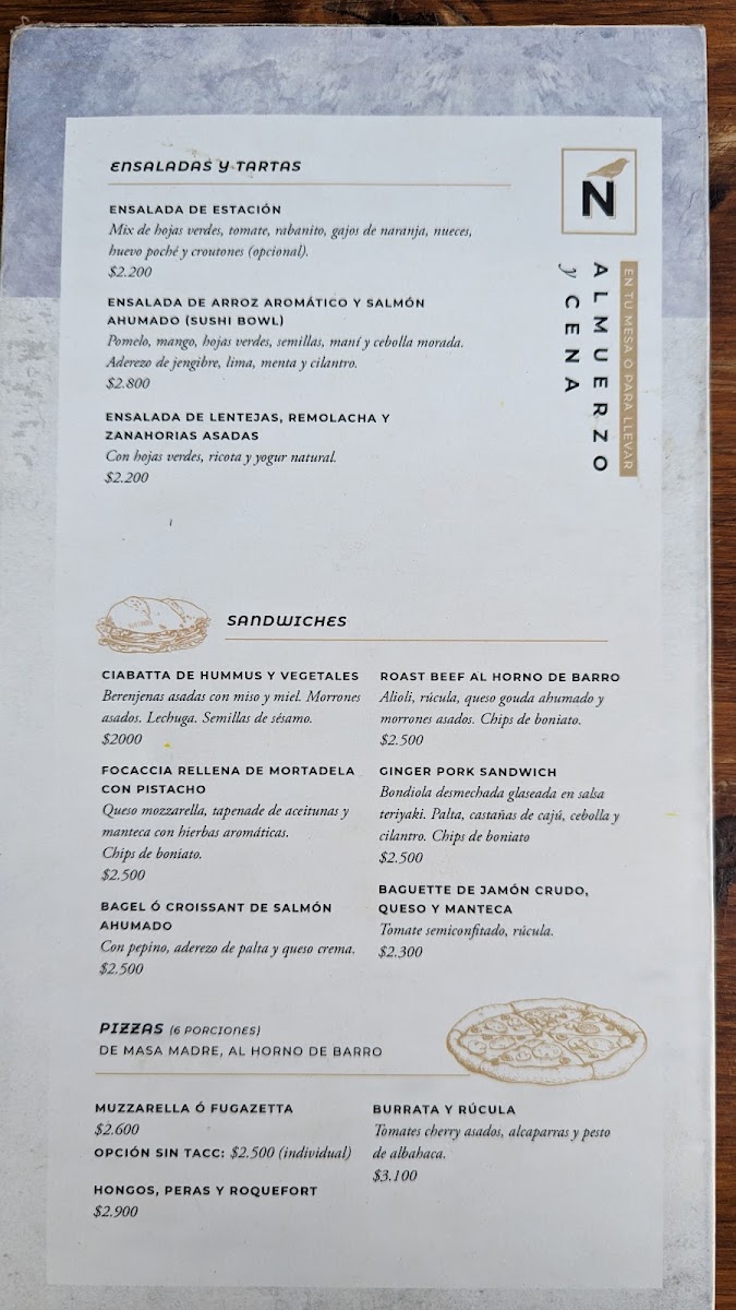 El Nido, Café del Pueblo Photo Menu 2