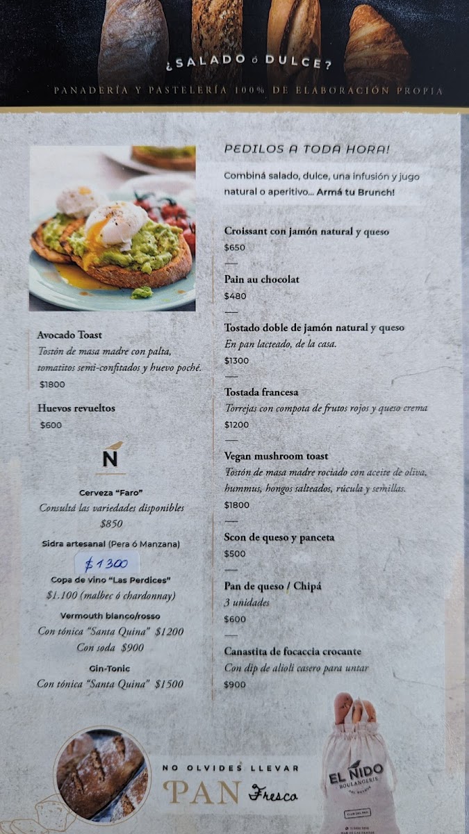 El Nido, Café del Pueblo Photo Menu 8